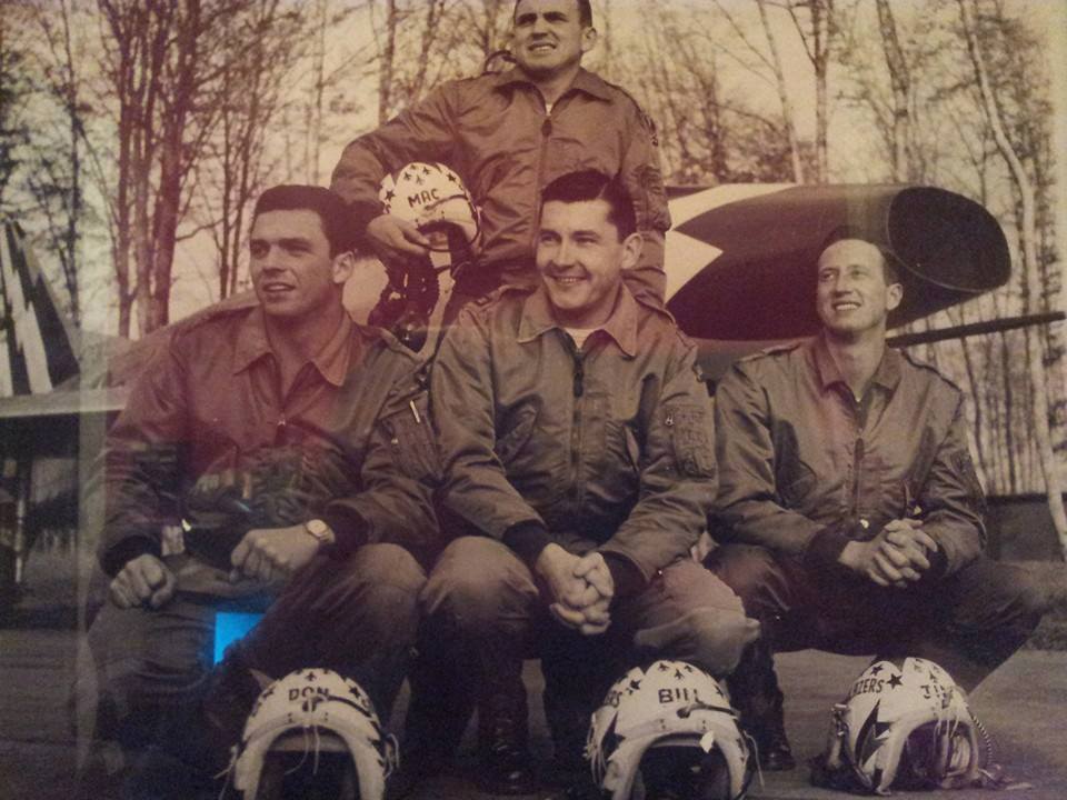 Front Left to Right: Don Emigholz, Bill Creech, Jim Portis,
in the back Clair McCombs.